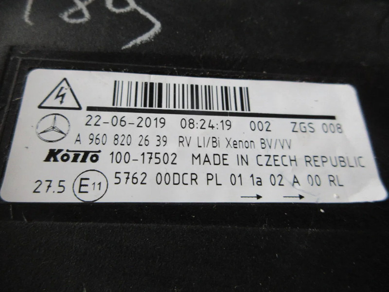 Mercedes-Benz A 960 820 26 39 XENOS KOPLAMP LINKS MERCEDES MP4 EURO 6 LINKS - Prednja svjetla za Kamion: slika Mercedes-Benz A 960 820 26 39 XENOS KOPLAMP LINKS MERCEDES MP4 EURO 6 LINKS - Prednja svjetla za Kamion Mercedes-Benz A 960 820 26 39 XENOS KOPLAMP LINKS MERCEDES MP4 EURO 6 LINKS - Prednja svjetla za Kamion: slika Mercedes-Benz A 960 820 26 39 XENOS KOPLAMP LINKS MERCEDES MP4 EURO 6 LINKS - Prednja svjetla za Kamion