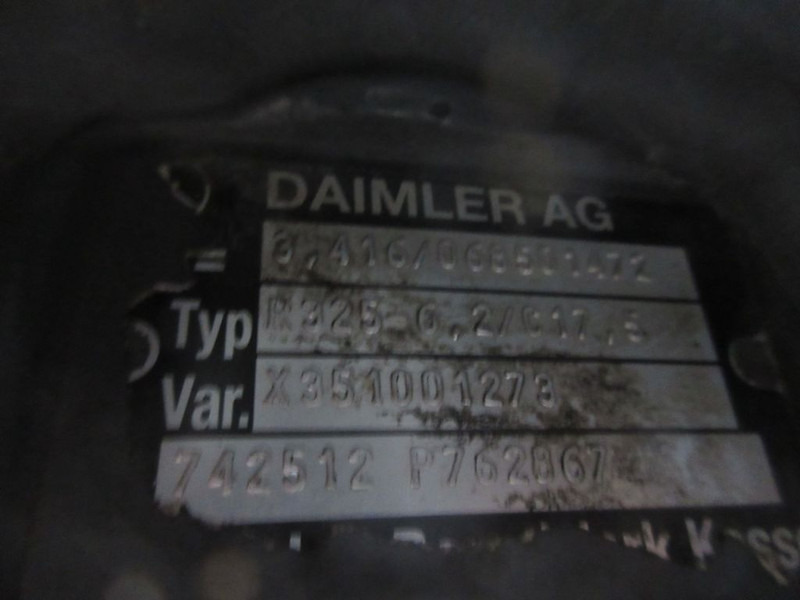 Mercedes-Benz R325-6,2/C17,5 TYPE 742512/RATIO 3,416/MERCEDES BENZ ATEGO 916 EURO 6 - Diferencijalni zupčanik za Kamion: slika Mercedes-Benz R325-6,2/C17,5 TYPE 742512/RATIO 3,416/MERCEDES BENZ ATEGO 916 EURO 6 - Diferencijalni zupčanik za Kamion Mercedes-Benz R325-6,2/C17,5 TYPE 742512/RATIO 3,416/MERCEDES BENZ ATEGO 916 EURO 6 - Diferencijalni zupčanik za Kamion: slika Mercedes-Benz R325-6,2/C17,5 TYPE 742512/RATIO 3,416/MERCEDES BENZ ATEGO 916 EURO 6 - Diferencijalni zupčanik za Kamion