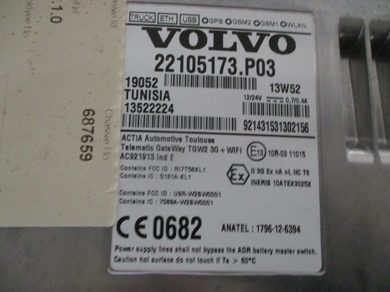 Volvo 22105173 GPS MODULEN FH 500 - Električni sustav za Kamion: slika Volvo 22105173 GPS MODULEN FH 500 - Električni sustav za Kamion Volvo 22105173 GPS MODULEN FH 500 - Električni sustav za Kamion: slika Volvo 22105173 GPS MODULEN FH 500 - Električni sustav za Kamion