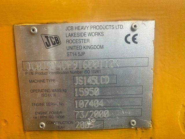 JCB JS145 LCD - Bager gusjeničar: slika JCB JS145 LCD - Bager gusjeničar JCB JS145 LCD - Bager gusjeničar: slika JCB JS145 LCD - Bager gusjeničar
