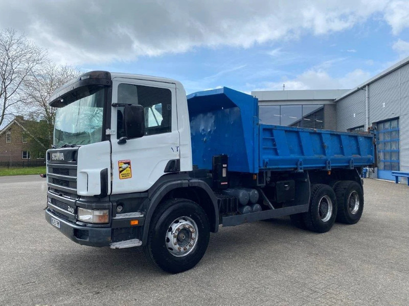 Kiper Scania 114-340 / 6X4 / 2 SIDE TIPPER / BIG AXLE / FULL-STEEL / DRUM BRAKES / MANUAL / 1999: slika Kiper Scania 114-340 / 6X4 / 2 SIDE TIPPER / BIG AXLE / FULL-STEEL / DRUM BRAKES / MANUAL / 1999