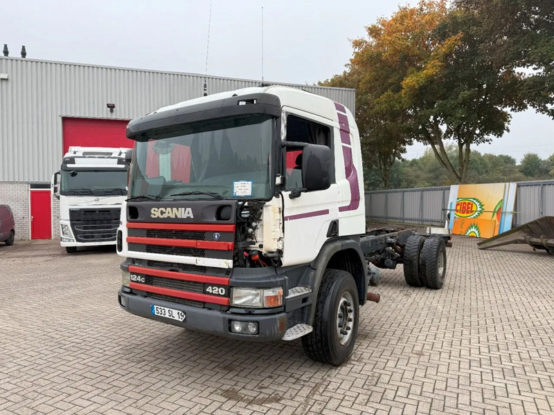 Scania 124-420 / ENGINE RUNNING / RETARDER / BIG AXLE / FULL-STEEL / ONLY: 540918 KM / OLD TACHO / AIRCO / MANUAL / EURO-3 / 2002 - Kamion-šasija: slika Scania 124-420 / ENGINE RUNNING / RETARDER / BIG AXLE / FULL-STEEL / ONLY: 540918 KM / OLD TACHO / AIRCO / MANUAL / EURO-3 / 2002 - Kamion-šasija Scania 124-420 / ENGINE RUNNING / RETARDER / BIG AXLE / FULL-STEEL / ONLY: 540918 KM / OLD TACHO / AIRCO / MANUAL / EURO-3 / 2002 - Kamion-šasija: slika Scania 124-420 / ENGINE RUNNING / RETARDER / BIG AXLE / FULL-STEEL / ONLY: 540918 KM / OLD TACHO / AIRCO / MANUAL / EURO-3 / 2002 - Kamion-šasija