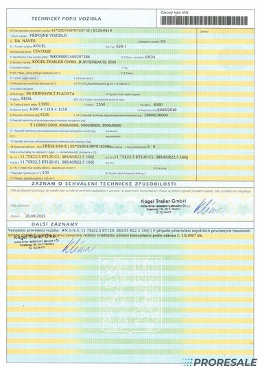 Poluprikolica s ceradom KÖGEL SN 24 CARGO: slika Poluprikolica s ceradom KÖGEL SN 24 CARGO