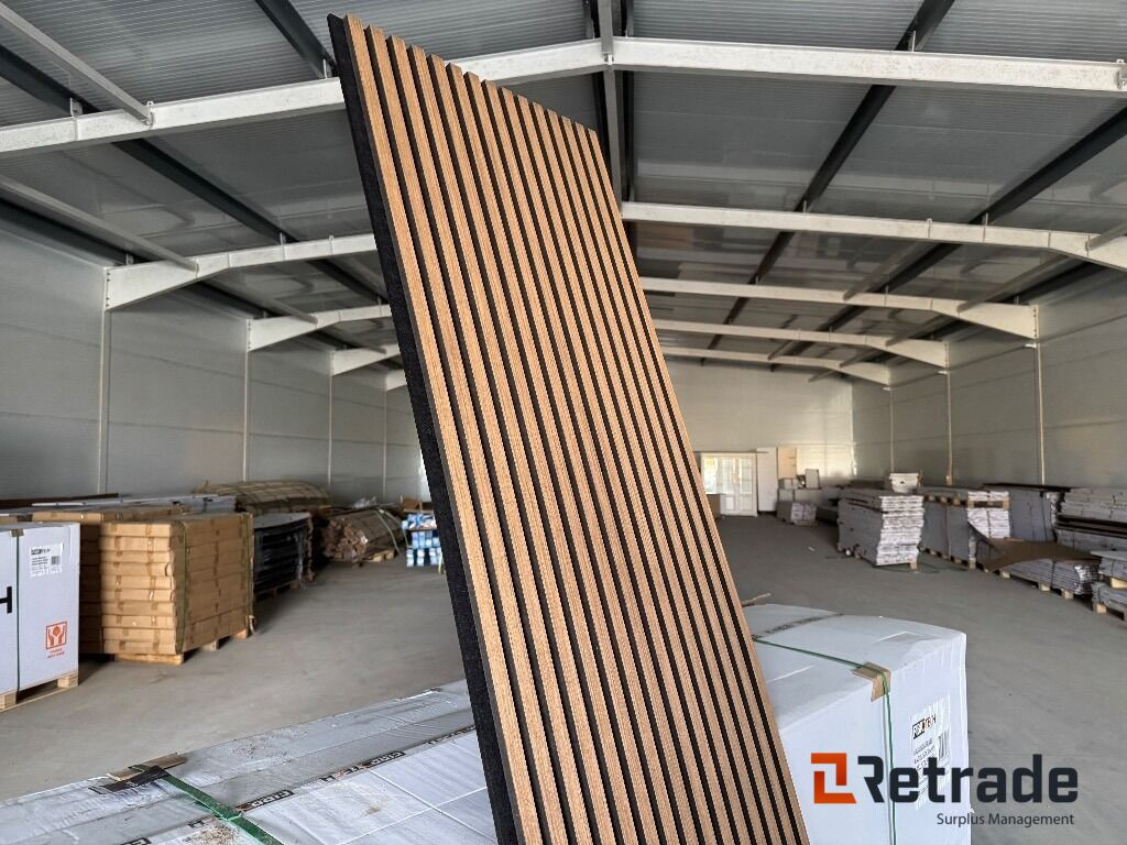 Građevinska oprema Byggematerialer Akustikpaneler basic/oiled oak 40 stk 22x605x2440mm: slika Građevinska oprema Byggematerialer Akustikpaneler basic/oiled oak 40 stk 22x605x2440mm