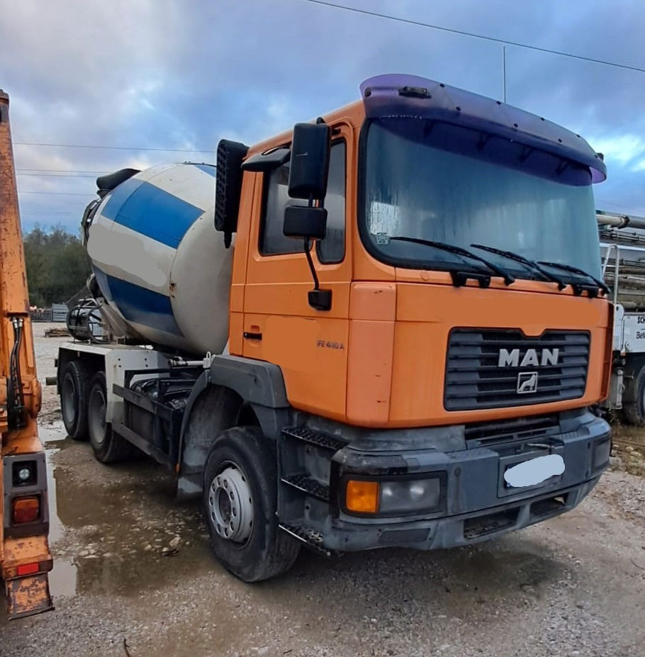 MAN FE 410A 6x4 mixer - 7m3 - euro 3 - Automješalica: slika  MAN FE 410A 6x4 mixer - 7m3 - euro 3 - Automješalica MAN FE 410A 6x4 mixer - 7m3 - euro 3 - Automješalica: slika  MAN FE 410A 6x4 mixer - 7m3 - euro 3 - Automješalica