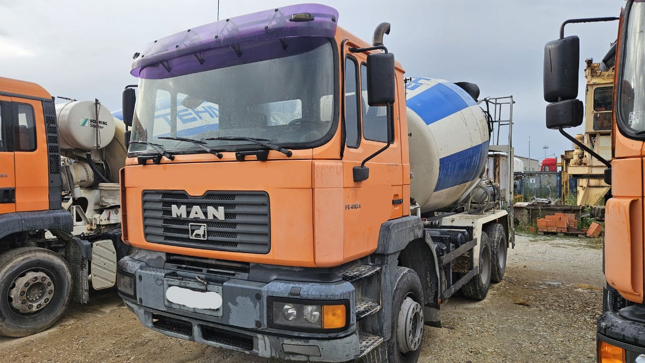 MAN FE 410A 6x4 mixer - 7m3 - euro 3 - Automješalica: slika MAN FE 410A 6x4 mixer - 7m3 - euro 3 - Automješalica MAN FE 410A 6x4 mixer - 7m3 - euro 3 - Automješalica: slika MAN FE 410A 6x4 mixer - 7m3 - euro 3 - Automješalica