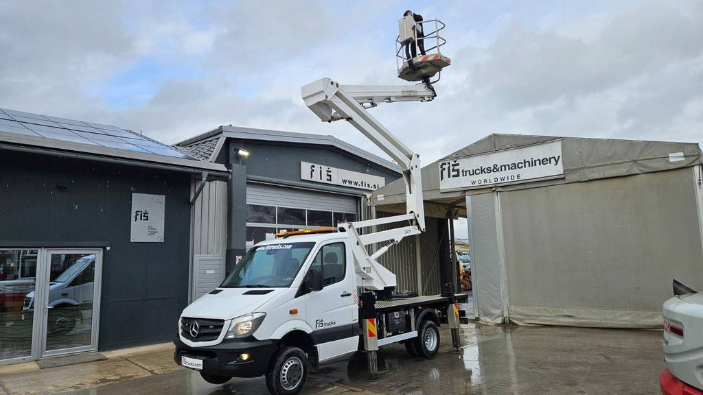 Podizna platforma montirana na kamion Mercedes-Benz Sprinter S 516 CDI - paflinger platform 24m - AC: slika Podizna platforma montirana na kamion Mercedes-Benz Sprinter S 516 CDI - paflinger platform 24m - AC