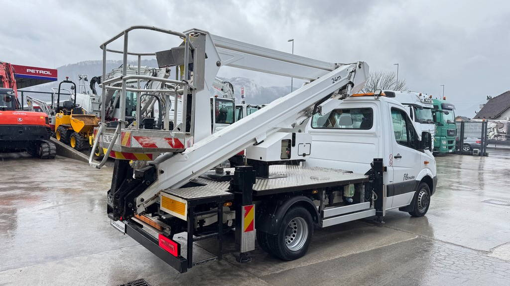 Podizna platforma montirana na kamion Mercedes-Benz Sprinter S 516 CDI - paflinger platform 24m - AC: slika Podizna platforma montirana na kamion Mercedes-Benz Sprinter S 516 CDI - paflinger platform 24m - AC