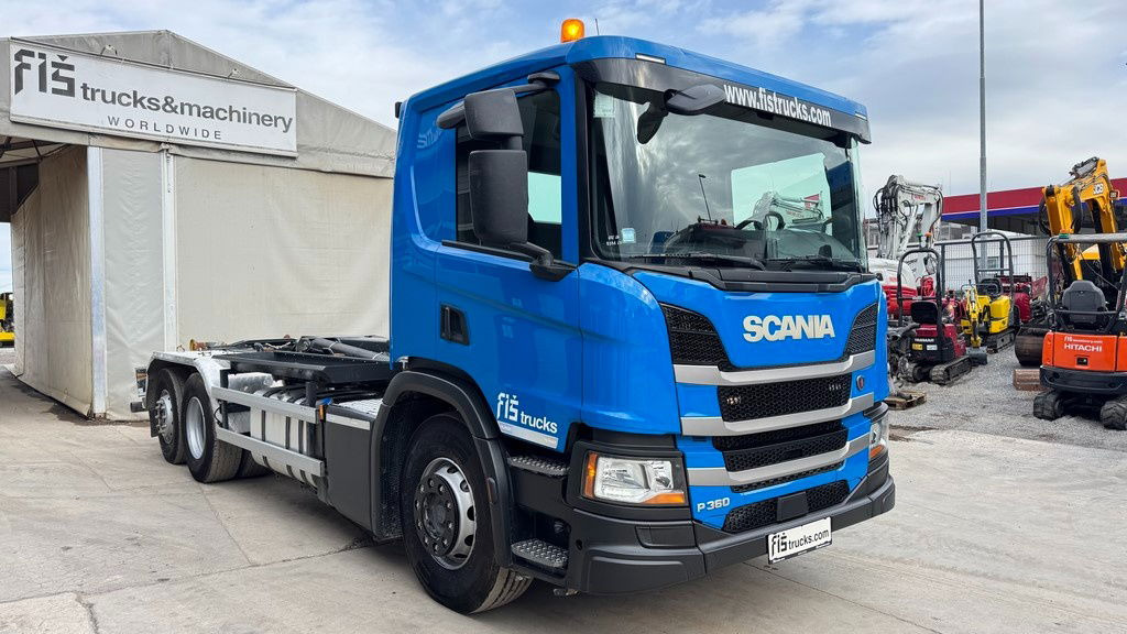 Scania P 360 6x2 palfinger abroll tipper - steering axle - Transporter kontejnera/ Kamion s izmjenjivim sanducima: slika  Scania P 360 6x2 palfinger abroll tipper - steering axle - Transporter kontejnera/ Kamion s izmjenjivim sanducima Scania P 360 6x2 palfinger abroll tipper - steering axle - Transporter kontejnera/ Kamion s izmjenjivim sanducima: slika  Scania P 360 6x2 palfinger abroll tipper - steering axle - Transporter kontejnera/ Kamion s izmjenjivim sanducima