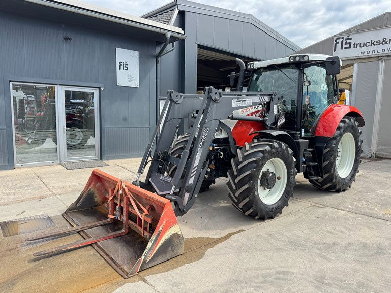 Steyr 6140 Profi 4x4 aut. arm + bucket - Traktor: slika Steyr 6140 Profi 4x4 aut. arm + bucket - Traktor Steyr 6140 Profi 4x4 aut. arm + bucket - Traktor: slika Steyr 6140 Profi 4x4 aut. arm + bucket - Traktor