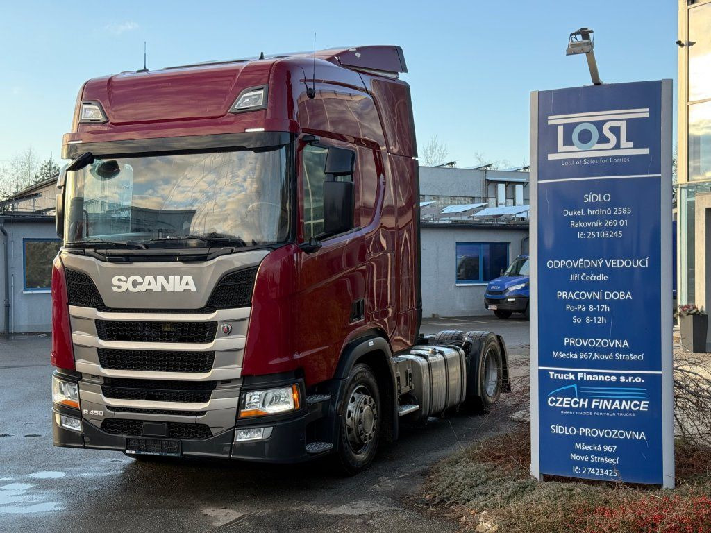Scania R450 EURO 6 - Tegljač: slika Scania R450 EURO 6 - Tegljač Scania R450 EURO 6 - Tegljač: slika Scania R450 EURO 6 - Tegljač