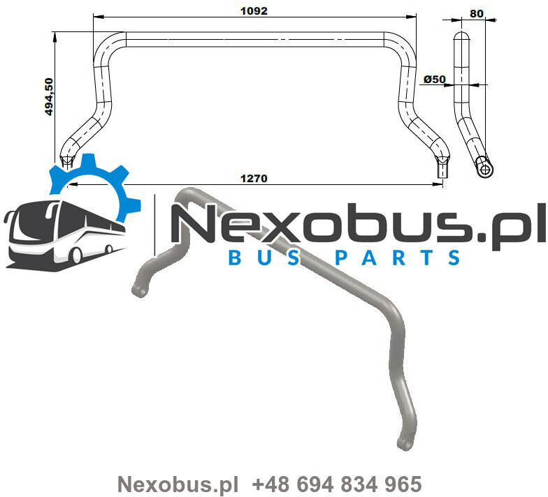 Stabilizator Setra 431DT 531DT przód - Ovjes za Autobus: slika Stabilizator Setra 431DT 531DT przód - Ovjes za Autobus Stabilizator Setra 431DT 531DT przód - Ovjes za Autobus: slika Stabilizator Setra 431DT 531DT przód - Ovjes za Autobus