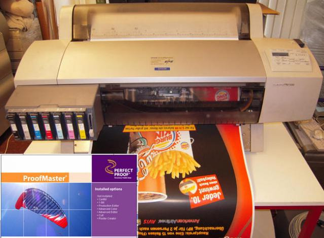 Epson 7600 Stylus Pro proofing system with ProofMaster Rip - Stroj za digitalni tisak: slika Epson 7600 Stylus Pro proofing system with ProofMaster Rip - Stroj za digitalni tisak Epson 7600 Stylus Pro proofing system with ProofMaster Rip - Stroj za digitalni tisak: slika Epson 7600 Stylus Pro proofing system with ProofMaster Rip - Stroj za digitalni tisak