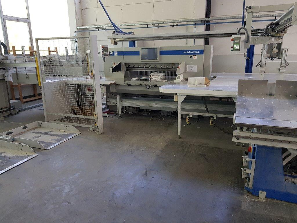 High performance cutting line Baumann Wohlenberg Perfecta 132 TS ASE LM - Stroj za rezanje papira: slika High performance cutting line Baumann Wohlenberg Perfecta 132 TS ASE LM - Stroj za rezanje papira High performance cutting line Baumann Wohlenberg Perfecta 132 TS ASE LM - Stroj za rezanje papira: slika High performance cutting line Baumann Wohlenberg Perfecta 132 TS ASE LM - Stroj za rezanje papira