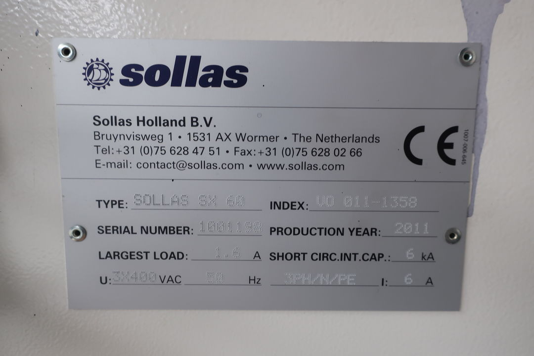 Stroj za pakiranje Sollas SX 60 film wrapping machine with moen maskinbyg pick and place feeder: slika Stroj za pakiranje Sollas SX 60 film wrapping machine with moen maskinbyg pick and place feeder