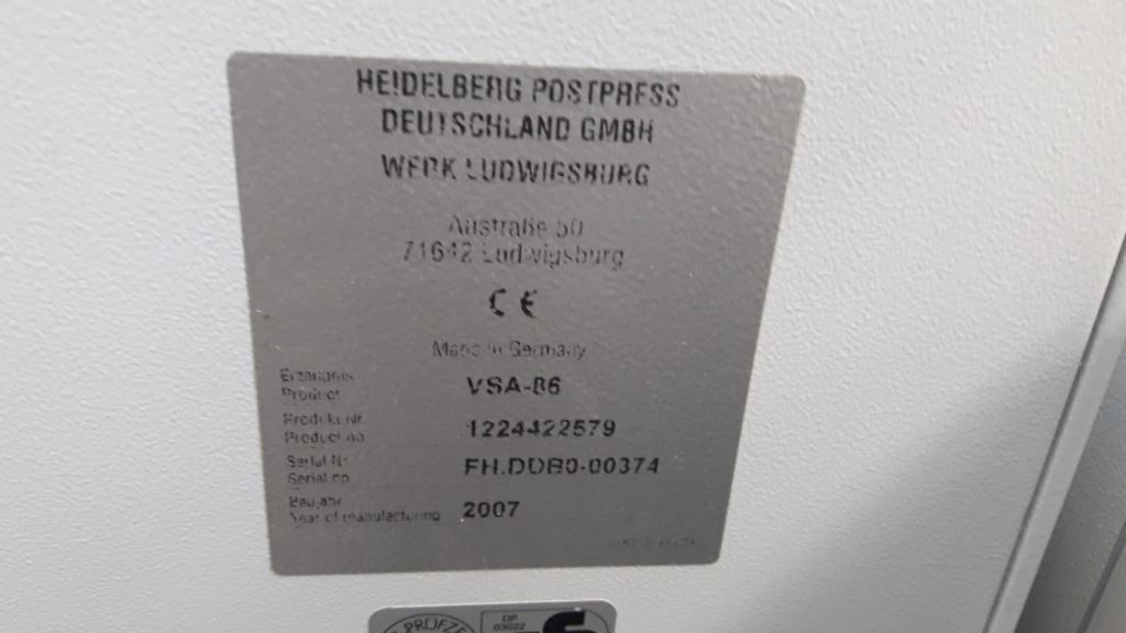 Vertical stack delivery with compression station Heidelberg Stahlfolder VSA 86 H - Falcerica: slika Vertical stack delivery with compression station Heidelberg Stahlfolder VSA 86 H - Falcerica Vertical stack delivery with compression station Heidelberg Stahlfolder VSA 86 H - Falcerica: slika Vertical stack delivery with compression station Heidelberg Stahlfolder VSA 86 H - Falcerica