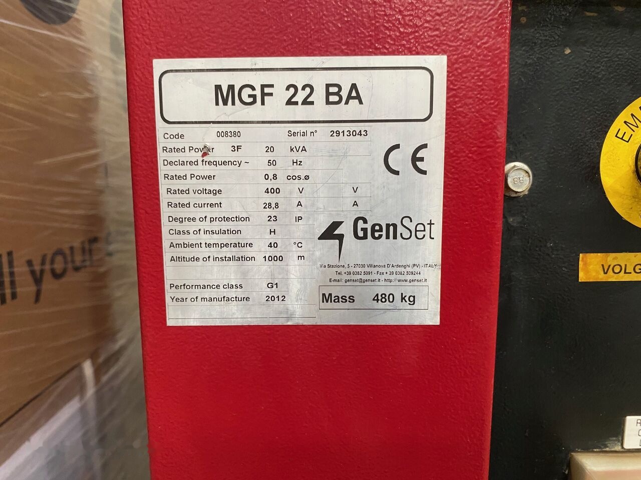 GenSet 20 kVa Yanmar - Generatorski set: slika GenSet 20 kVa Yanmar - Generatorski set GenSet 20 kVa Yanmar - Generatorski set: slika GenSet 20 kVa Yanmar - Generatorski set