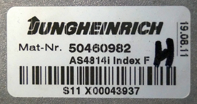 Jungheinrich 50460982 | Hef regeling Lifting controller AS4814i index F from ET - Upravljačka jedinica (ECU) za Oprema za rukovanje materijalima: slika Jungheinrich 50460982 | Hef regeling Lifting controller AS4814i index F from ET - Upravljačka jedinica (ECU) za Oprema za rukovanje materijalima Jungheinrich 50460982 | Hef regeling Lifting controller AS4814i index F from ET - Upravljačka jedinica (ECU) za Oprema za rukovanje materijalima: slika Jungheinrich 50460982 | Hef regeling Lifting controller AS4814i index F from ET - Upravljačka jedinica (ECU) za Oprema za rukovanje materijalima