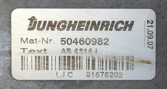 Jungheinrich 50460982 | Rij regeling Drive controller AS4814i from ETV214 year 2 - Upravljačka jedinica (ECU) za Oprema za rukovanje materijalima: slika Jungheinrich 50460982 | Rij regeling Drive controller AS4814i from ETV214 year 2 - Upravljačka jedinica (ECU) za Oprema za rukovanje materijalima Jungheinrich 50460982 | Rij regeling Drive controller AS4814i from ETV214 year 2 - Upravljačka jedinica (ECU) za Oprema za rukovanje materijalima: slika Jungheinrich 50460982 | Rij regeling Drive controller AS4814i from ETV214 year 2 - Upravljačka jedinica (ECU) za Oprema za rukovanje materijalima