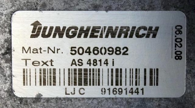 Jungheinrich 50460982 | Rij regeling Drive controller AS4814i from ETV214 year 2 - Upravljačka jedinica (ECU) za Oprema za rukovanje materijalima: slika Jungheinrich 50460982 | Rij regeling Drive controller AS4814i from ETV214 year 2 - Upravljačka jedinica (ECU) za Oprema za rukovanje materijalima Jungheinrich 50460982 | Rij regeling Drive controller AS4814i from ETV214 year 2 - Upravljačka jedinica (ECU) za Oprema za rukovanje materijalima: slika Jungheinrich 50460982 | Rij regeling Drive controller AS4814i from ETV214 year 2 - Upravljačka jedinica (ECU) za Oprema za rukovanje materijalima