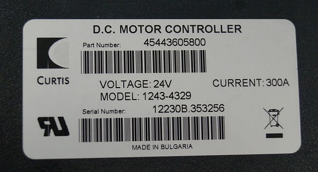 Still 45443605800 | Rij regeling Drive controller 24/300A Curtis model 1243-4329 - Upravljačka jedinica (ECU) za Oprema za rukovanje materijalima: slika Still 45443605800 | Rij regeling Drive controller 24/300A Curtis model 1243-4329 - Upravljačka jedinica (ECU) za Oprema za rukovanje materijalima Still 45443605800 | Rij regeling Drive controller 24/300A Curtis model 1243-4329 - Upravljačka jedinica (ECU) za Oprema za rukovanje materijalima: slika Still 45443605800 | Rij regeling Drive controller 24/300A Curtis model 1243-4329 - Upravljačka jedinica (ECU) za Oprema za rukovanje materijalima