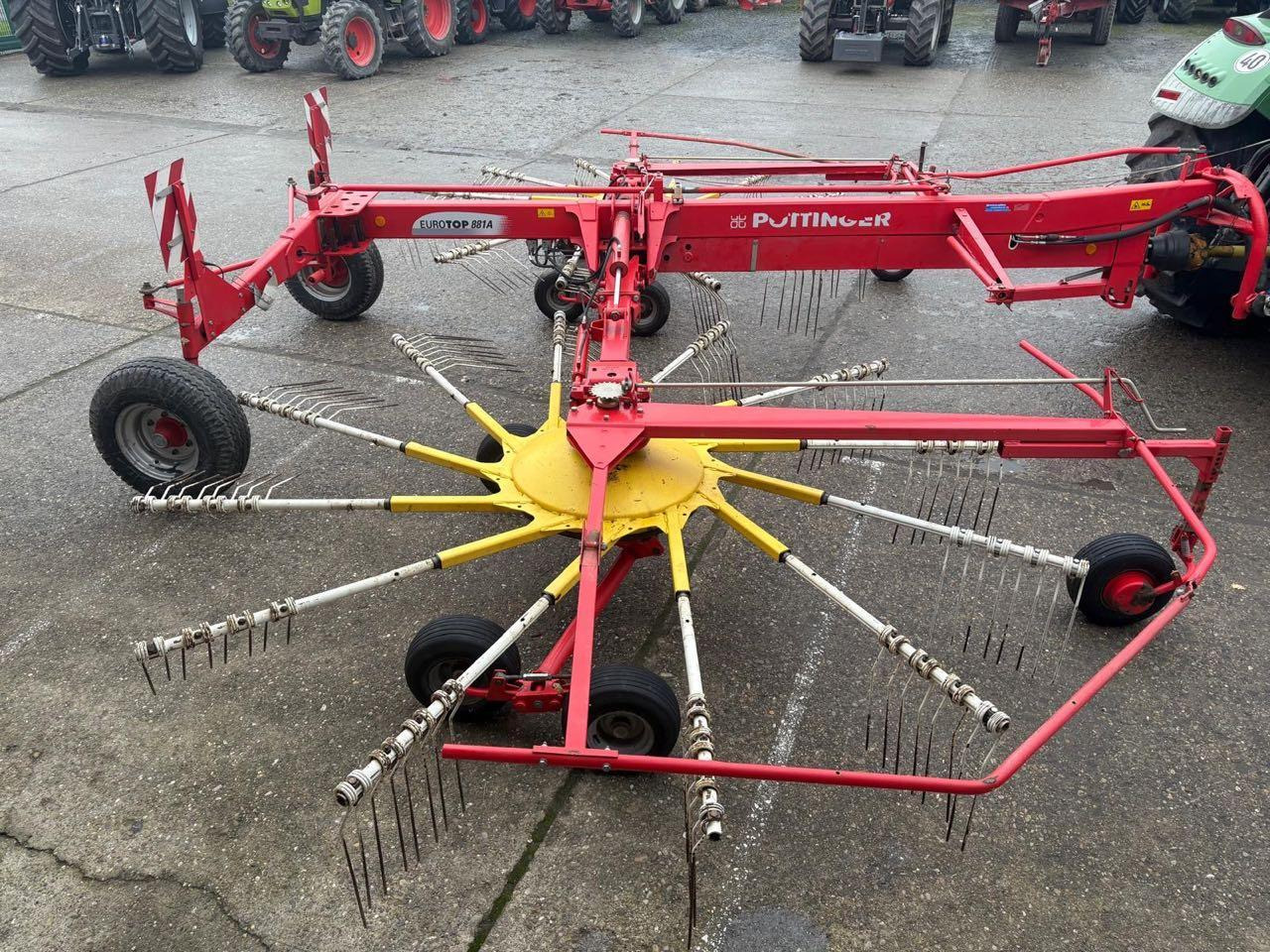 Pöttinger EUROTOP 881A - Prevrtač sijena/ Grabulje: slika Pöttinger EUROTOP 881A - Prevrtač sijena/ Grabulje Pöttinger EUROTOP 881A - Prevrtač sijena/ Grabulje: slika Pöttinger EUROTOP 881A - Prevrtač sijena/ Grabulje