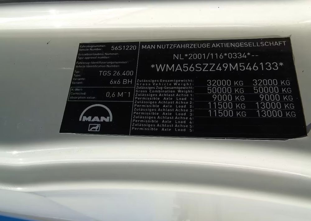 MAN TGS 26.400 6x6 – Wywrotka 3-stronna Meiller + Żuraw HIAB 166 E3 HIPRO – 429.222 km – Euro 4 - Kiper, Kamion s kranom: slika MAN TGS 26.400 6x6 – Wywrotka 3-stronna Meiller + Żuraw HIAB 166 E3 HIPRO – 429.222 km – Euro 4 - Kiper, Kamion s kranom MAN TGS 26.400 6x6 – Wywrotka 3-stronna Meiller + Żuraw HIAB 166 E3 HIPRO – 429.222 km – Euro 4 - Kiper, Kamion s kranom: slika MAN TGS 26.400 6x6 – Wywrotka 3-stronna Meiller + Żuraw HIAB 166 E3 HIPRO – 429.222 km – Euro 4 - Kiper, Kamion s kranom