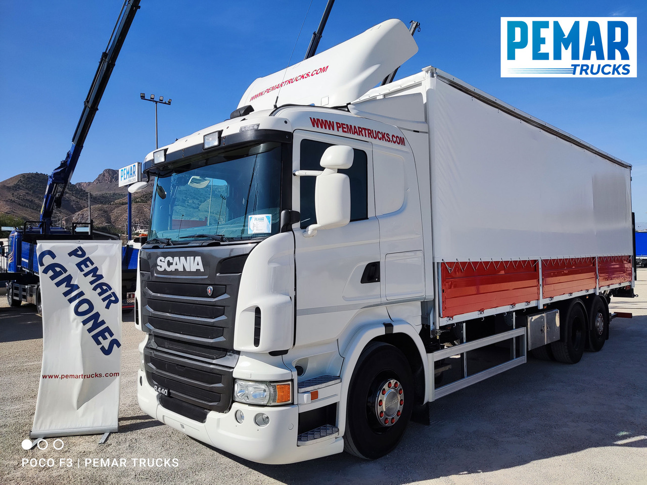 SCANIA R 440 6X2 SEMITAUTLINER - Kamion s ceradom: slika SCANIA R 440 6X2 SEMITAUTLINER - Kamion s ceradom SCANIA R 440 6X2 SEMITAUTLINER - Kamion s ceradom: slika SCANIA R 440 6X2 SEMITAUTLINER - Kamion s ceradom