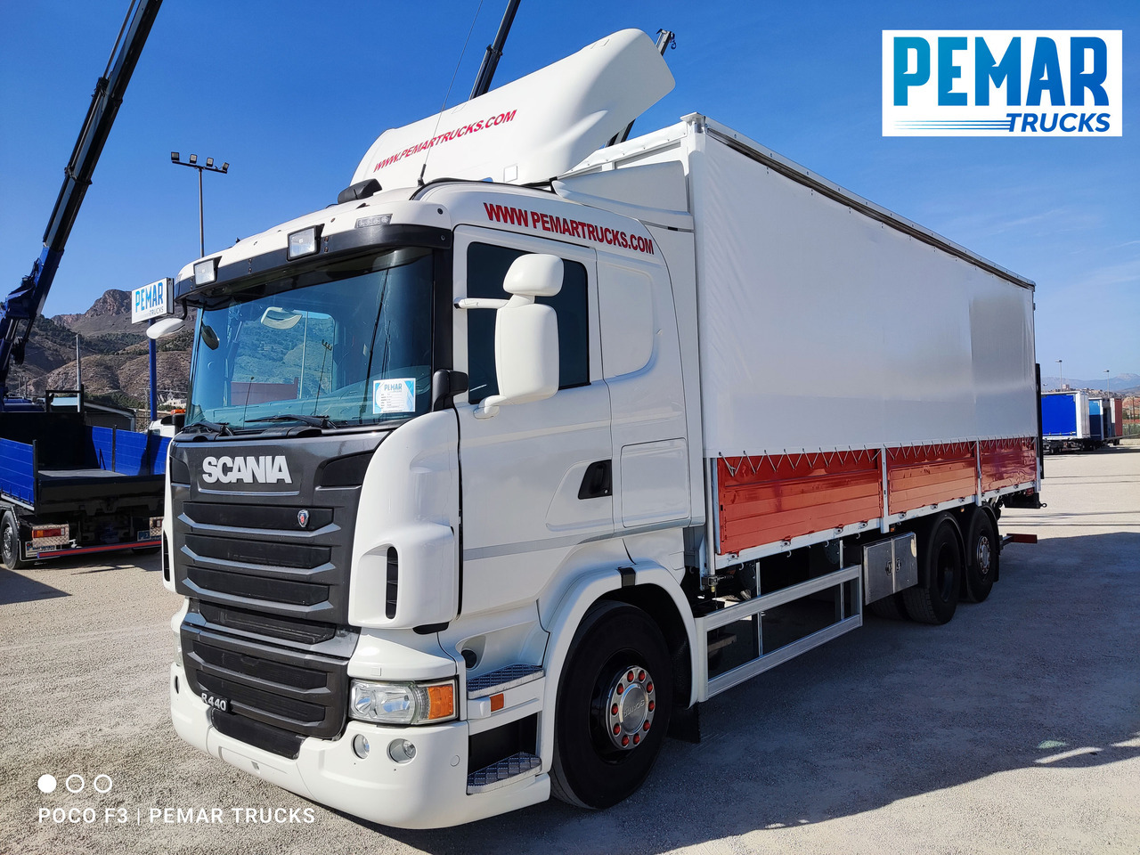 SCANIA R 440 6X2 SEMITAUTLINER - Kamion s ceradom: slika SCANIA R 440 6X2 SEMITAUTLINER - Kamion s ceradom SCANIA R 440 6X2 SEMITAUTLINER - Kamion s ceradom: slika SCANIA R 440 6X2 SEMITAUTLINER - Kamion s ceradom