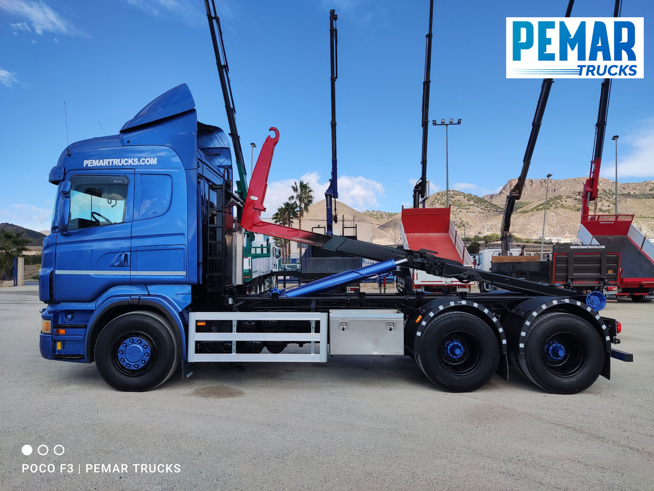 Kamion s kukastom dizalicom SCANIA R 560 6X4 MULTILIFT: slika Kamion s kukastom dizalicom SCANIA R 560 6X4 MULTILIFT