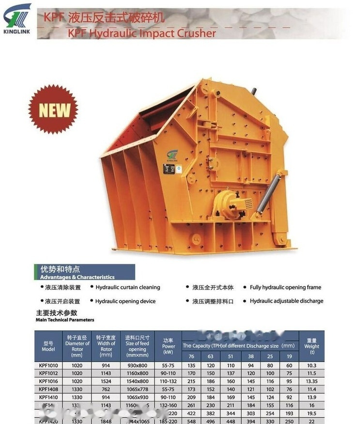 Kinglink KPF1420 HSI Impactor Crusher - Udarna drobilica: slika Kinglink KPF1420 HSI Impactor Crusher - Udarna drobilica Kinglink KPF1420 HSI Impactor Crusher - Udarna drobilica: slika Kinglink KPF1420 HSI Impactor Crusher - Udarna drobilica
