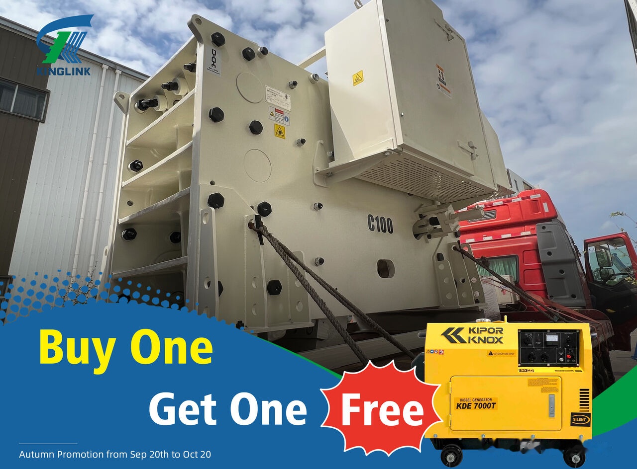 Kinglink NEW C100 JAW CRUSHER | SILEX STONE CRUSHING PLANT - Čeljusna drobilica: slika Kinglink NEW C100 JAW CRUSHER | SILEX STONE CRUSHING PLANT - Čeljusna drobilica Kinglink NEW C100 JAW CRUSHER | SILEX STONE CRUSHING PLANT - Čeljusna drobilica: slika Kinglink NEW C100 JAW CRUSHER | SILEX STONE CRUSHING PLANT - Čeljusna drobilica