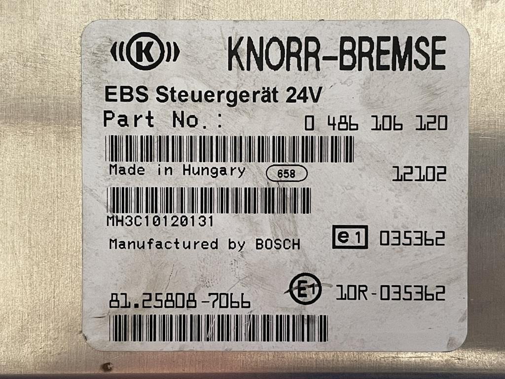 MAN EBS BRAKE CONTROL UNIT - 81.25808.7066 - Upravljačka jedinica (ECU) za Kamion: slika MAN EBS BRAKE CONTROL UNIT - 81.25808.7066 - Upravljačka jedinica (ECU) za Kamion MAN EBS BRAKE CONTROL UNIT - 81.25808.7066 - Upravljačka jedinica (ECU) za Kamion: slika MAN EBS BRAKE CONTROL UNIT - 81.25808.7066 - Upravljačka jedinica (ECU) za Kamion