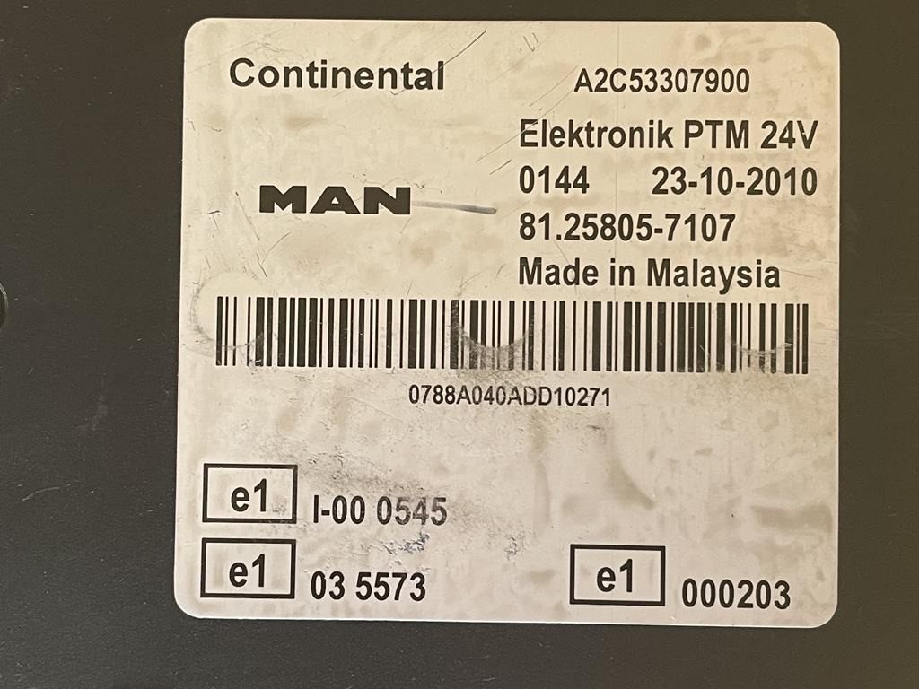 MAN PTM 81.25805-7107 - Upravljačka jedinica (ECU) za Kamion: slika MAN PTM 81.25805-7107 - Upravljačka jedinica (ECU) za Kamion MAN PTM 81.25805-7107 - Upravljačka jedinica (ECU) za Kamion: slika MAN PTM 81.25805-7107 - Upravljačka jedinica (ECU) za Kamion