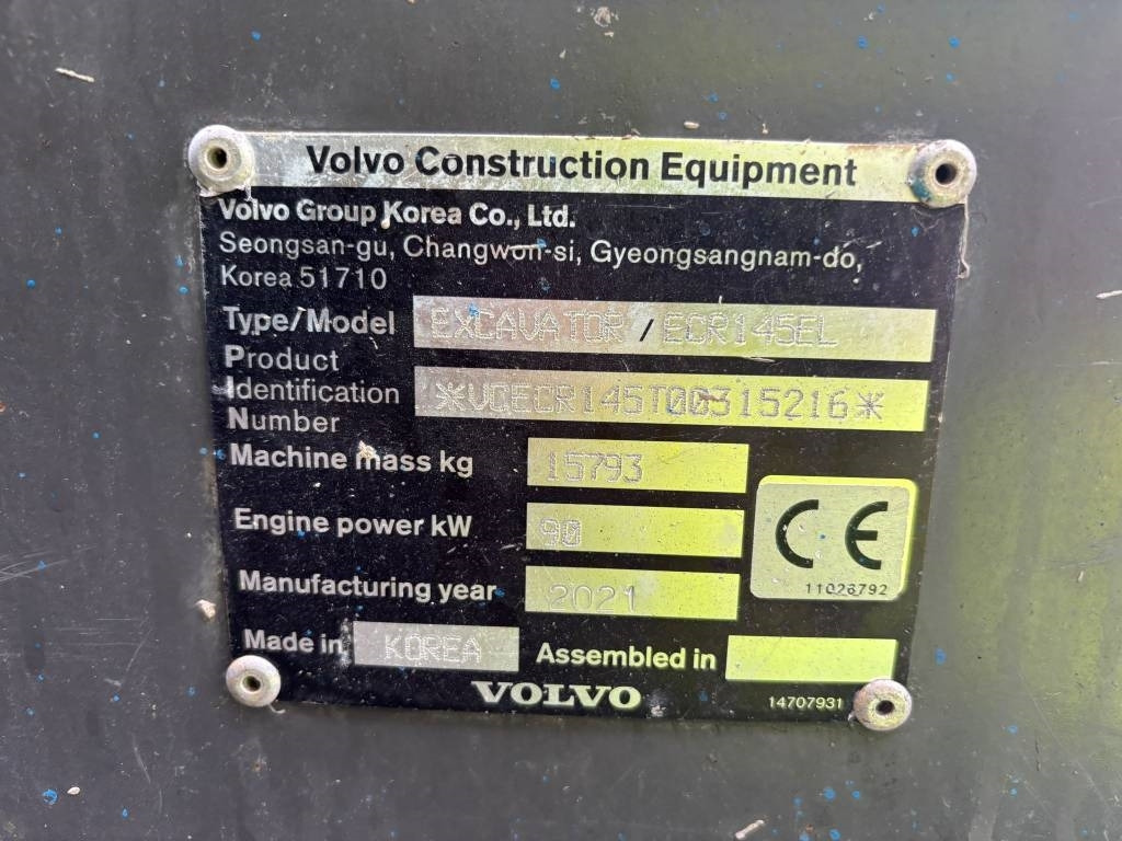 Volvo ECR 145 EL (Under Preparation) - Bager gusjeničar: slika Volvo ECR 145 EL (Under Preparation) - Bager gusjeničar Volvo ECR 145 EL (Under Preparation) - Bager gusjeničar: slika Volvo ECR 145 EL (Under Preparation) - Bager gusjeničar