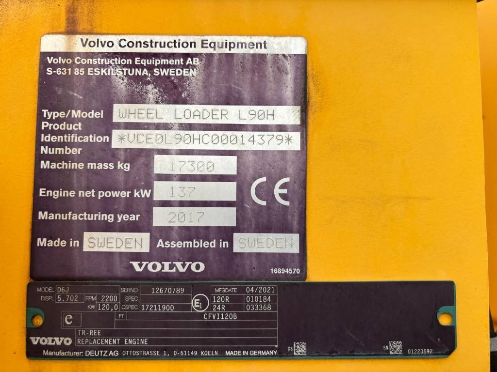 Volvo L 90 H (Under Preparation)  - Utovarivač na kotačima: slika Volvo L 90 H (Under Preparation)  - Utovarivač na kotačima Volvo L 90 H (Under Preparation)  - Utovarivač na kotačima: slika Volvo L 90 H (Under Preparation)  - Utovarivač na kotačima