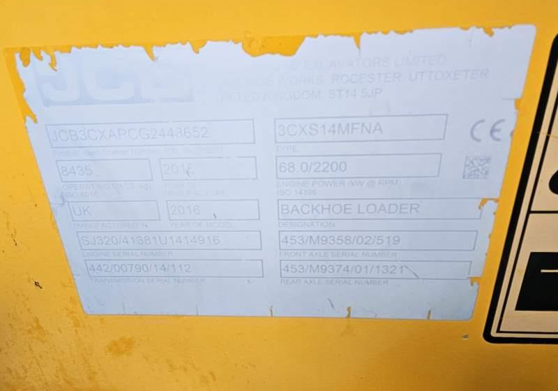 Rovokopač-utovarivač JCB 3CX SUPER / SPROWADZONA / 7 800 MTH / 92 KM: slika Rovokopač-utovarivač JCB 3CX SUPER / SPROWADZONA / 7 800 MTH / 92 KM