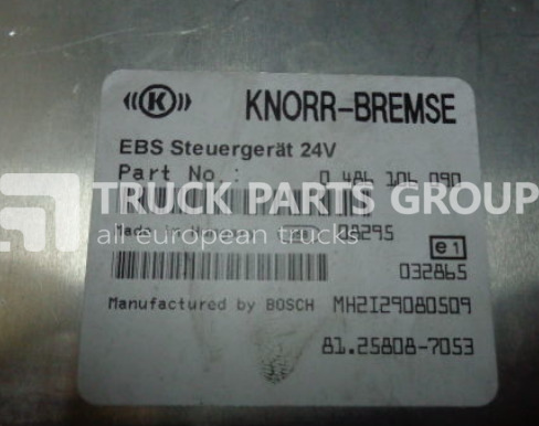 MAN electronic brake system EBS, ECU, 81258087053, KNORR-BREMSE 0486 control unit - Upravljačka jedinica (ECU) za Kamion: slika MAN electronic brake system EBS, ECU, 81258087053, KNORR-BREMSE 0486 control unit - Upravljačka jedinica (ECU) za Kamion MAN electronic brake system EBS, ECU, 81258087053, KNORR-BREMSE 0486 control unit - Upravljačka jedinica (ECU) za Kamion: slika MAN electronic brake system EBS, ECU, 81258087053, KNORR-BREMSE 0486 control unit - Upravljačka jedinica (ECU) za Kamion