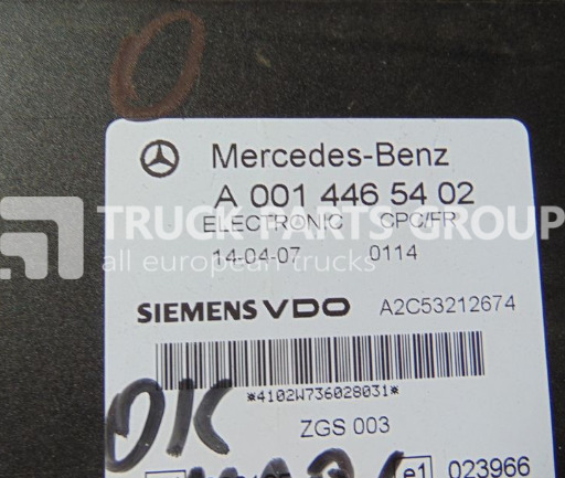 Upravljačka jedinica (ECU) za Kamion MERCEDES-BENZ Actros, Atego, Axor FR parameter control unit, EURO 3, EURO 4, E control unit: slika Upravljačka jedinica (ECU) za Kamion MERCEDES-BENZ Actros, Atego, Axor FR parameter control unit, EURO 3, EURO 4, E control unit