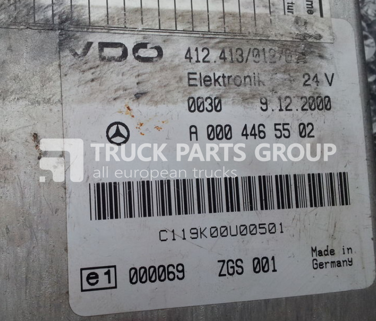 Upravljačka jedinica (ECU) za Kamion MERCEDES-BENZ Atego, Actros FR , EURO2, EURO3, 0004465702, 0004465502, 0004466 control unit: slika Upravljačka jedinica (ECU) za Kamion MERCEDES-BENZ Atego, Actros FR , EURO2, EURO3, 0004465702, 0004465502, 0004466 control unit