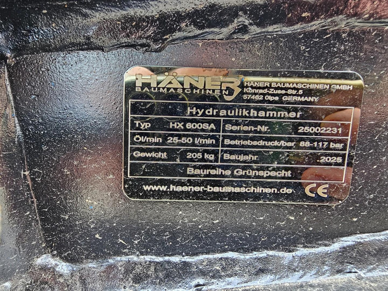 Haner HX600SA - Hidraulični čekić za Bager: slika Haner HX600SA - Hidraulični čekić za Bager Haner HX600SA - Hidraulični čekić za Bager: slika Haner HX600SA - Hidraulični čekić za Bager