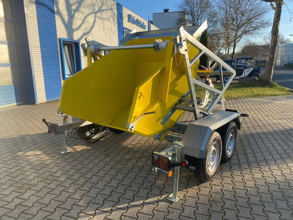Prikolica za kablove Lorries Kabelanhänger mit Baucontainer 3000KG *INKL.19% MWST*SOFORT VERFÜGBAR!*: slika Prikolica za kablove Lorries Kabelanhänger mit Baucontainer 3000KG *INKL.19% MWST*SOFORT VERFÜGBAR!*