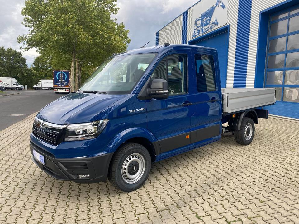 MAN TGE 3.140 Doka Pritsche Next Level *TEMPO*KLIMA*CAM*AHK*APP*PDC*INKL.19% MWST*SOFORT!* - Dostavno vozilo s ravnom platformom, Dostavno vozilo s dvostrukom kabinom: slika MAN TGE 3.140 Doka Pritsche Next Level *TEMPO*KLIMA*CAM*AHK*APP*PDC*INKL.19% MWST*SOFORT!* - Dostavno vozilo s ravnom platformom, Dostavno vozilo s dvostrukom kabinom MAN TGE 3.140 Doka Pritsche Next Level *TEMPO*KLIMA*CAM*AHK*APP*PDC*INKL.19% MWST*SOFORT!* - Dostavno vozilo s ravnom platformom, Dostavno vozilo s dvostrukom kabinom: slika MAN TGE 3.140 Doka Pritsche Next Level *TEMPO*KLIMA*CAM*AHK*APP*PDC*INKL.19% MWST*SOFORT!* - Dostavno vozilo s ravnom platformom, Dostavno vozilo s dvostrukom kabinom