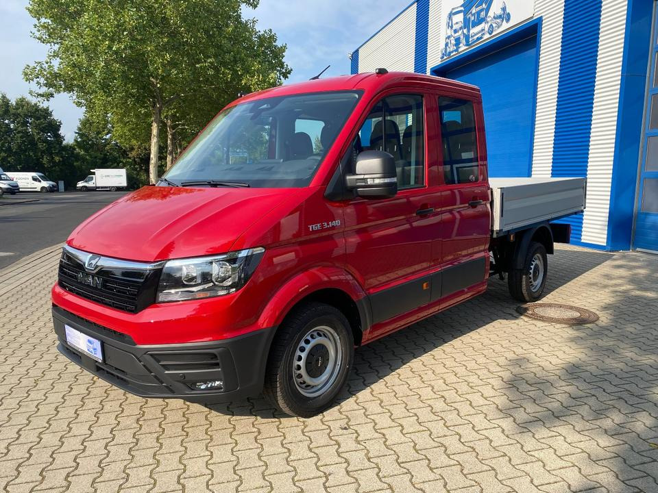 MAN TGE 3.140 Doka Pritsche Next Level *TEMPO*KLIMA*CAM*AHK*APP*PDC*INKL.19% MWST*SOFORT!* - Dostavno vozilo s ravnom platformom, Dostavno vozilo s dvostrukom kabinom: slika MAN TGE 3.140 Doka Pritsche Next Level *TEMPO*KLIMA*CAM*AHK*APP*PDC*INKL.19% MWST*SOFORT!* - Dostavno vozilo s ravnom platformom, Dostavno vozilo s dvostrukom kabinom MAN TGE 3.140 Doka Pritsche Next Level *TEMPO*KLIMA*CAM*AHK*APP*PDC*INKL.19% MWST*SOFORT!* - Dostavno vozilo s ravnom platformom, Dostavno vozilo s dvostrukom kabinom: slika MAN TGE 3.140 Doka Pritsche Next Level *TEMPO*KLIMA*CAM*AHK*APP*PDC*INKL.19% MWST*SOFORT!* - Dostavno vozilo s ravnom platformom, Dostavno vozilo s dvostrukom kabinom