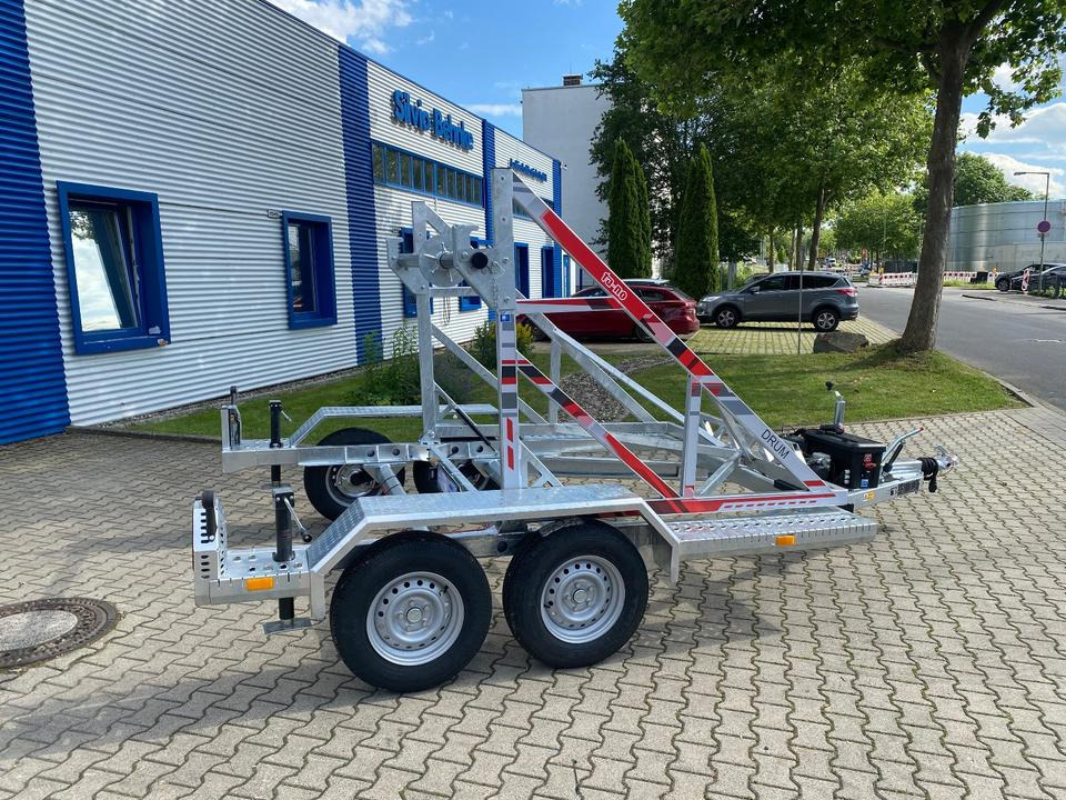 Prikolica za kablove Vermietung / Kabelanhänger 3500KG E-Winde / Nutzlast 2749KG / Kabeltrommel-Anhänger / Glasfaser/ 1 Monat: slika Prikolica za kablove Vermietung / Kabelanhänger 3500KG E-Winde / Nutzlast 2749KG / Kabeltrommel-Anhänger / Glasfaser/ 1 Monat