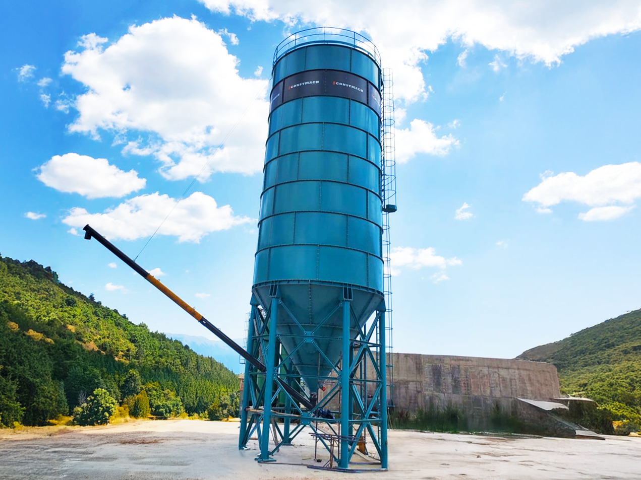Constmach 500 Ton Capacity Cement Silo - Silos za cement: slika Constmach 500 Ton Capacity Cement Silo - Silos za cement Constmach 500 Ton Capacity Cement Silo - Silos za cement: slika Constmach 500 Ton Capacity Cement Silo - Silos za cement