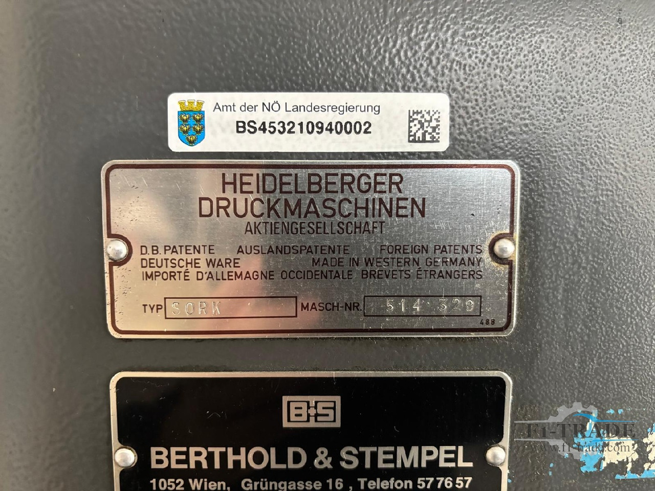 Heidelberg SORK - Offset stroj: slika Heidelberg SORK - Offset stroj Heidelberg SORK - Offset stroj: slika Heidelberg SORK - Offset stroj