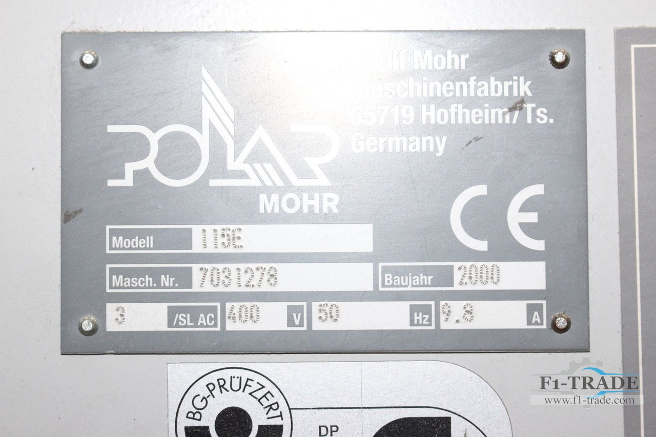 Polar 115 E - Stroj za rezanje papira: slika Polar 115 E - Stroj za rezanje papira Polar 115 E - Stroj za rezanje papira: slika Polar 115 E - Stroj za rezanje papira