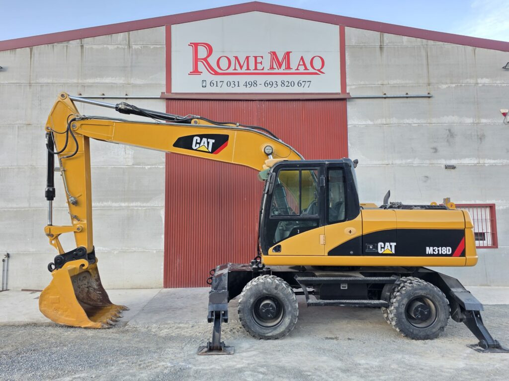 CAT M318D - Bager na kotačima: slika CAT M318D - Bager na kotačima CAT M318D - Bager na kotačima: slika CAT M318D - Bager na kotačima