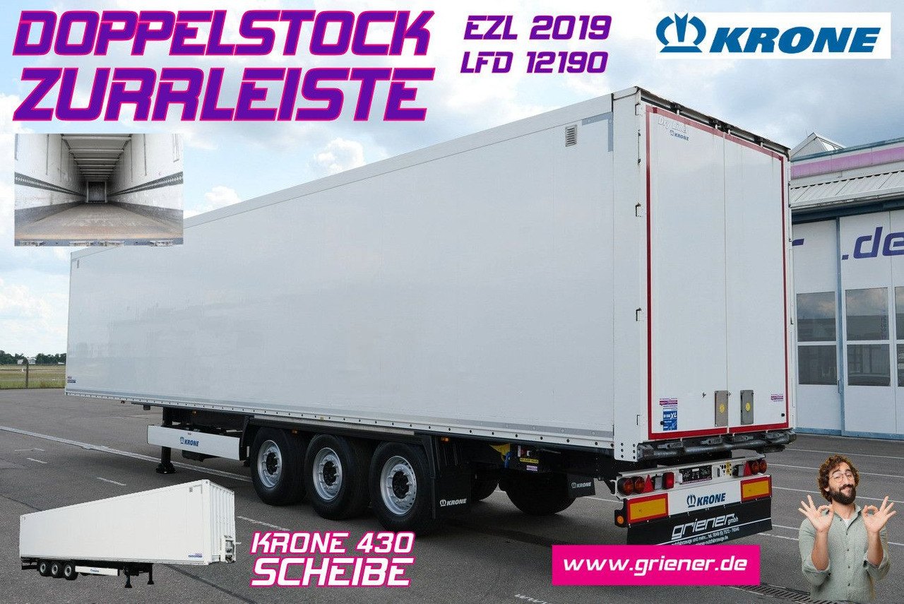 Krone SD 27/ DOPPELSTOCK / ZURRLEISTE / TOP /mehrfach - Poluprikolica sa zatvorenim sandukom: slika Krone SD 27/ DOPPELSTOCK / ZURRLEISTE / TOP /mehrfach - Poluprikolica sa zatvorenim sandukom Krone SD 27/ DOPPELSTOCK / ZURRLEISTE / TOP /mehrfach - Poluprikolica sa zatvorenim sandukom: slika Krone SD 27/ DOPPELSTOCK / ZURRLEISTE / TOP /mehrfach - Poluprikolica sa zatvorenim sandukom